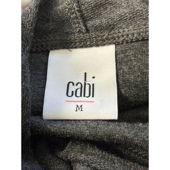 *Cabi 3515 Hoodie Playsuit Jumpsuit Womens Size M Dark Gray Jogger Casual Pant - Picture 3 of 5
